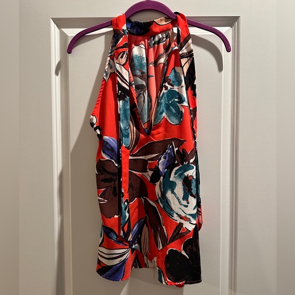 Tyche Foral Halter Top - Picture 2 of 3